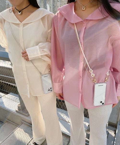 LOWRYS FARM(ローリーズファーム)の「オハナモバイルストラップ2(ファッション雑貨・レディース・モノトーン01/パール02/ピンクパール22/ベージュ52/パープル90・FREE)」の17枚目の写真
