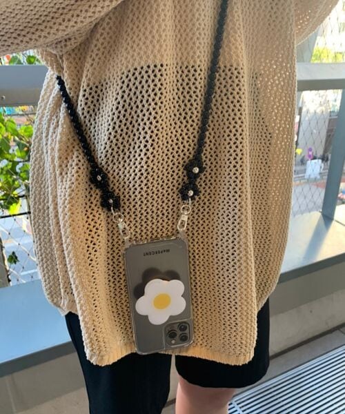 LOWRYS FARM(ローリーズファーム)の「オハナモバイルストラップ2(ファッション雑貨・レディース・モノトーン01/パール02/ピンクパール22/ベージュ52/パープル90・FREE)」の11枚目の写真