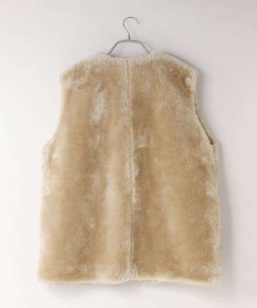 LOWRYS FARM(ローリーズファーム)の「ファーベスト(ジャケット/アウター・レディース・ブラック09/ベージュ52/ブラウン55/ダークブラウン58・F)」の19枚目の写真