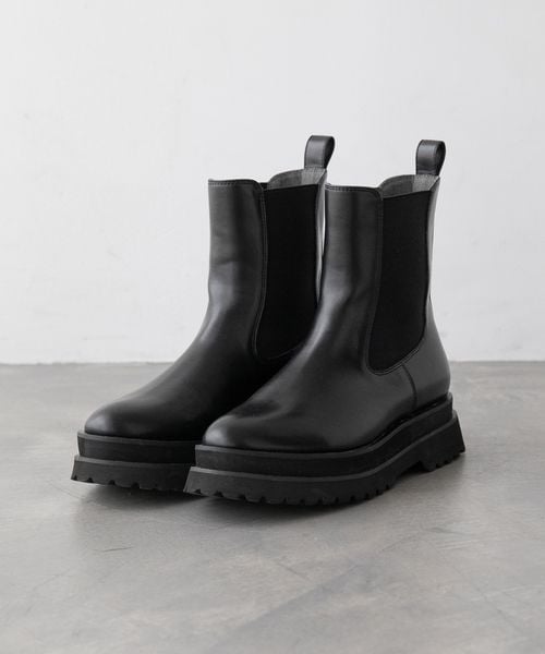 LOWRYS FARM（ローリーズファーム）の「タンクソールブーツ（シューズ・レディース・サイドゴアブラック09/ZIP19/サイドゴアブラウン58・M(23-23.5)/L(24-24.5)）」の11枚目の写真