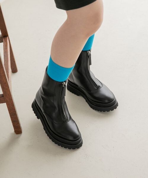 LOWRYS FARM（ローリーズファーム）の「タンクソールブーツ（シューズ・レディース・サイドゴアブラック09/ZIP19/サイドゴアブラウン58・M(23-23.5)/L(24-24.5)）」の8枚目の写真