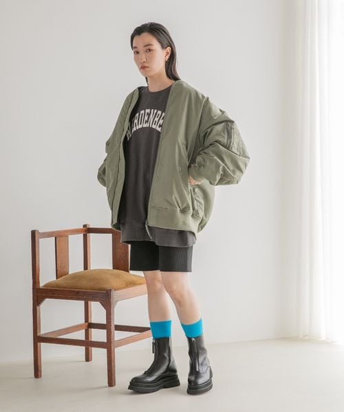 LOWRYS FARM（ローリーズファーム）の「タンクソールブーツ（シューズ・レディース・サイドゴアブラック09/ZIP19/サイドゴアブラウン58・M(23-23.5)/L(24-24.5)）」の6枚目の写真