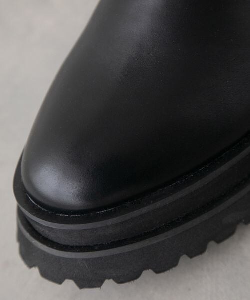 LOWRYS FARM（ローリーズファーム）の「タンクソールブーツ（シューズ・レディース・サイドゴアブラック09/ZIP19/サイドゴアブラウン58・M(23-23.5)/L(24-24.5)）」の17枚目の写真