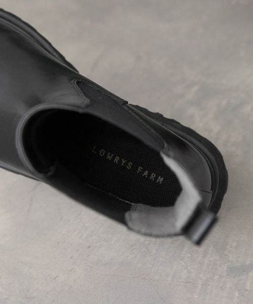 LOWRYS FARM（ローリーズファーム）の「タンクソールブーツ（シューズ・レディース・サイドゴアブラック09/ZIP19/サイドゴアブラウン58・M(23-23.5)/L(24-24.5)）」の18枚目の写真