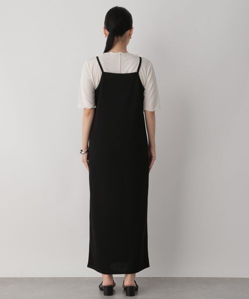 LOWRYS FARM（ローリーズファーム）の「カットキャミ＊カーディガン２Ｐワンピース（ワンピース/ドレス・レディース・アイボリー08/ブラック09・F）」の16枚目の写真