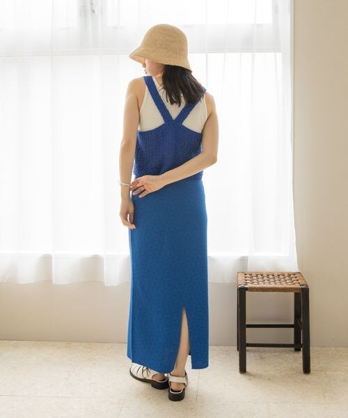 LOWRYS FARM（ローリーズファーム）の「ジオメトリック柄タイトスカート（スカート・レディース・ブラック09/ブラウン55/ブルー85・F）」の9枚目の写真