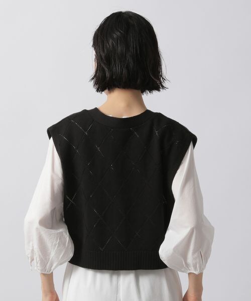 LOWRYS FARM(ローリーズファーム)の「スカシショートベスト2Pワンピース(ワンピース/ドレス・レディース・アイボリー08/ブラック09/ブラウン58/グリーン75・F)」の20枚目の写真