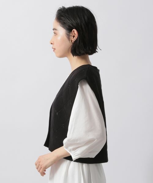 LOWRYS FARM(ローリーズファーム)の「スカシショートベスト2Pワンピース(ワンピース/ドレス・レディース・アイボリー08/ブラック09/ブラウン58/グリーン75・F)」の19枚目の写真