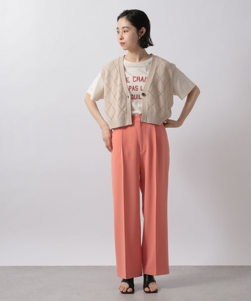 LOWRYS FARM(ローリーズファーム)の「スカシショートベスト2Pワンピース(ワンピース/ドレス・レディース・アイボリー08/ブラック09/ブラウン58/グリーン75・F)」の11枚目の写真