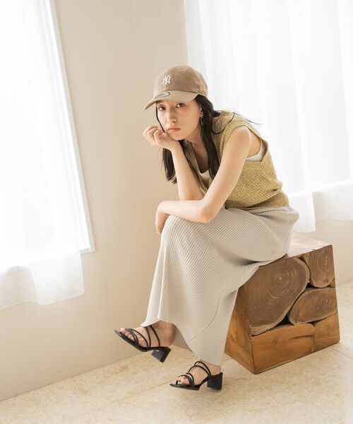 LOWRYS FARM(ローリーズファーム)の「CASUAL CLASSIC CAP(帽子・レディース・ブラック09/ベージュ52・F)」の3枚目の写真