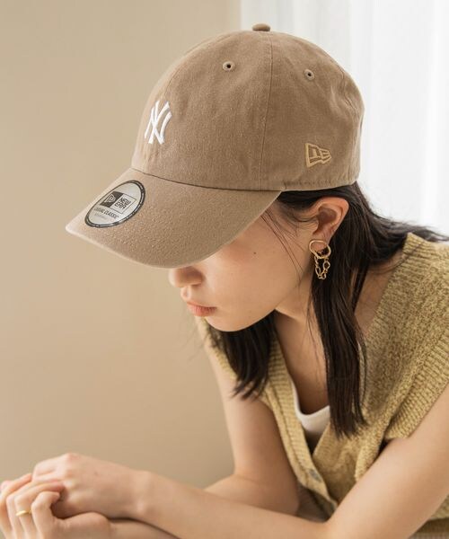 LOWRYS FARM(ローリーズファーム)の「CASUAL CLASSIC CAP(帽子・レディース・ブラック09/ベージュ52・F)」の2枚目の写真