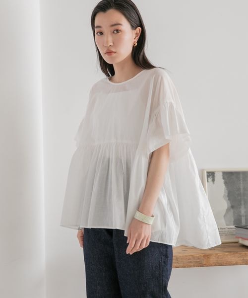 LOWRYS FARM（ローリーズファーム）の「ボイルフリルチュニック