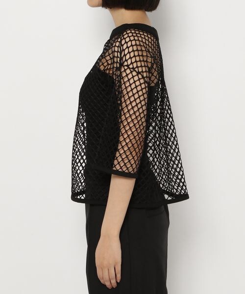 PAGEBOY（ページボーイ）の「カットメッシュプルオーバー（トップス・レディース・オフホワイト05/ブラック09/ブルー83・F）」の15枚目の写真