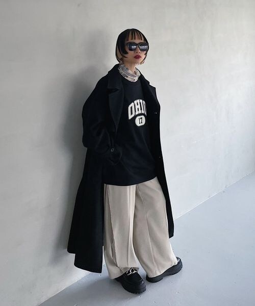 PAGEBOY（ページボーイ）の「パイピング2WAYパンツ（パンツ・レディース・ブラック09/グレージュ12・F）」の11枚目の写真