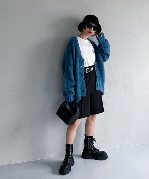 PAGEBOY（ページボーイ）の「ARMYブーツ（シューズ・レディース・オフホワイト05/ブラック09/ターコイズ79・M(23.5cm)/L(24.5cm)）」の9枚目の写真