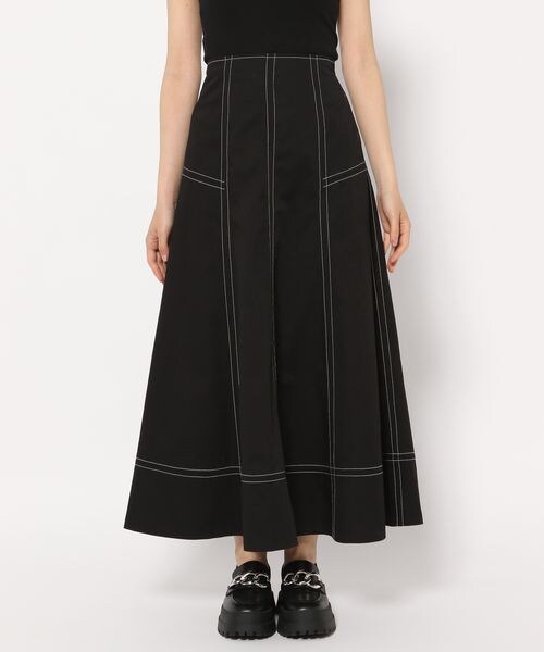 PAGEBOY(ページボーイ)の「チノステッチフレアスカート(スカート・レディース・ブラック09/グレージュ12・F)」の10枚目の写真