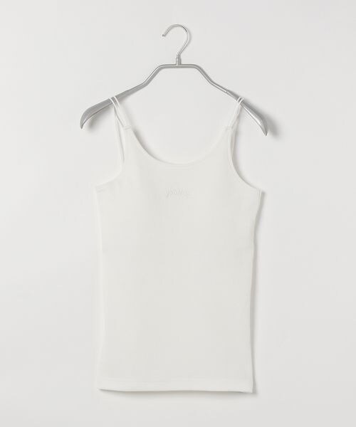 PAGEBOY（ページボーイ）の「カップ付きロゴシシュウキャミ（トップス・レディース・オフホワイト05/ブラック09/ブルー85・FREE）」の21枚目の写真