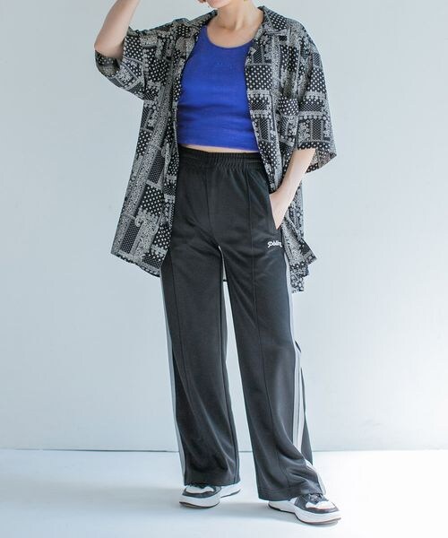 PAGEBOY（ページボーイ）の「カップ付きロゴシシュウキャミ（トップス・レディース・オフホワイト05/ブラック09/ブルー85・FREE）」の20枚目の写真