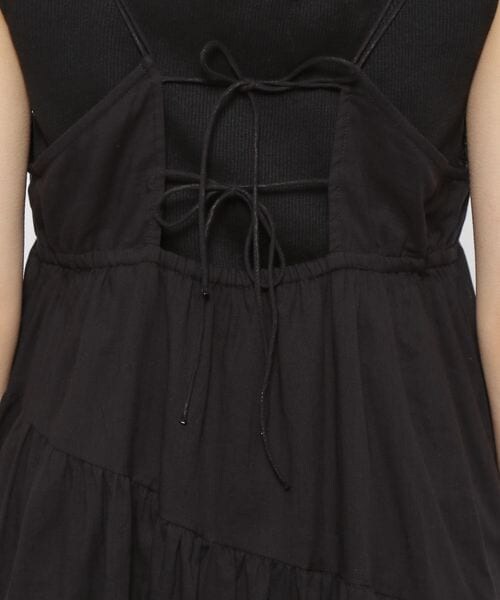 PAGEBOY（ページボーイ）の「コットンボイルティアードキャミワンピース（ワンピース/ドレス・レディース・ブラック09/ベージュ55/ロイヤル83・F）」の15枚目の写真