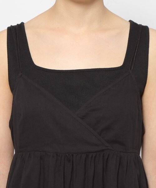 PAGEBOY（ページボーイ）の「コットンボイルティアードキャミワンピース（ワンピース/ドレス・レディース・ブラック09/ベージュ55/ロイヤル83・F）」の12枚目の写真