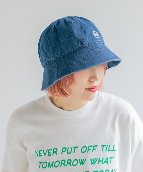PAGEBOY（ページボーイ）の「メトロバケハ（帽子・レディース・ブラック09/カーキ78/デニム85・FREE）」の3枚目の写真