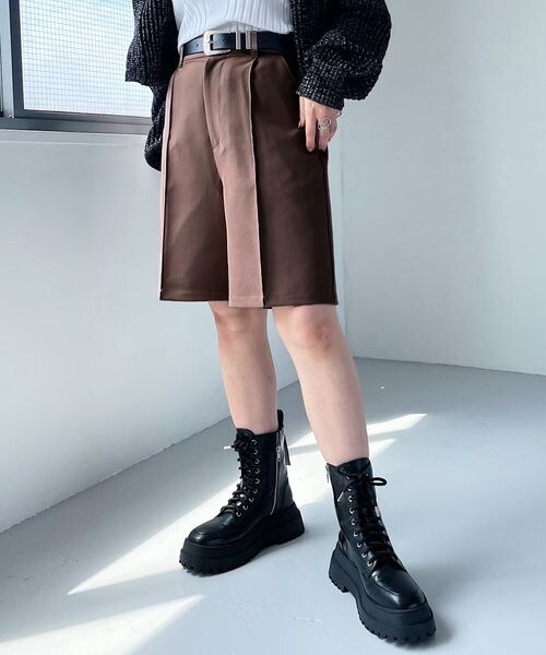 PAGEBOY(ページボーイ)の「ミドルトラウザーパンツ(パンツ・レディース・ブラック09/グレージュ12/ショコラ59・F)」の3枚目の写真