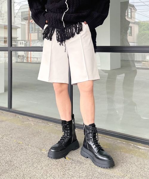 PAGEBOY(ページボーイ)の「ミドルトラウザーパンツ(パンツ・レディース・ブラック09/グレージュ12/ショコラ59・F)」の8枚目の写真