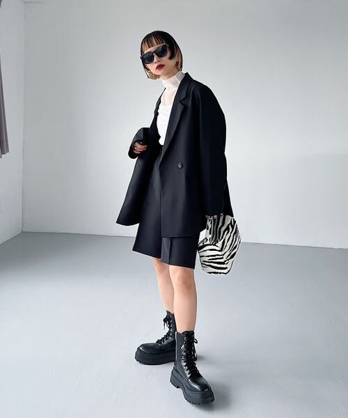 PAGEBOY(ページボーイ)の「ミドルトラウザーパンツ(パンツ・レディース・ブラック09/グレージュ12/ショコラ59・F)」の5枚目の写真