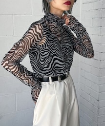 PAGEBOY | シアーギャザータートル(トップス)