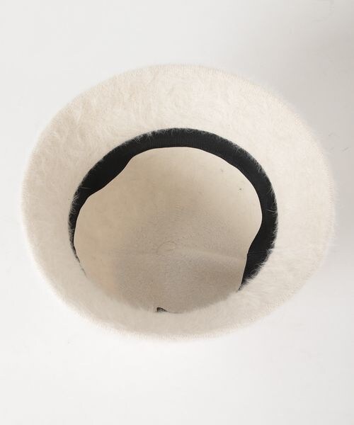 PAGEBOY（ページボーイ）の「アンゴラバケハ（帽子・レディース・オフホワイト05/ブラック09・F）」の5枚目の写真