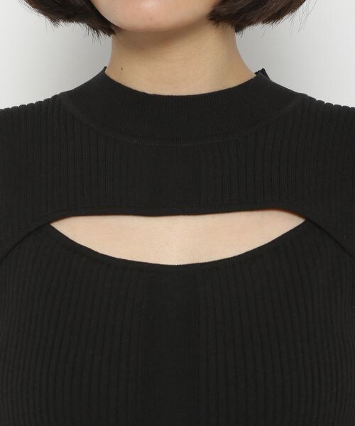 PAGEBOY（ページボーイ）の「フロントオープンニットタンク（トップス・レディース・オフホワイト05/ブラック09・FREE）」の13枚目の写真