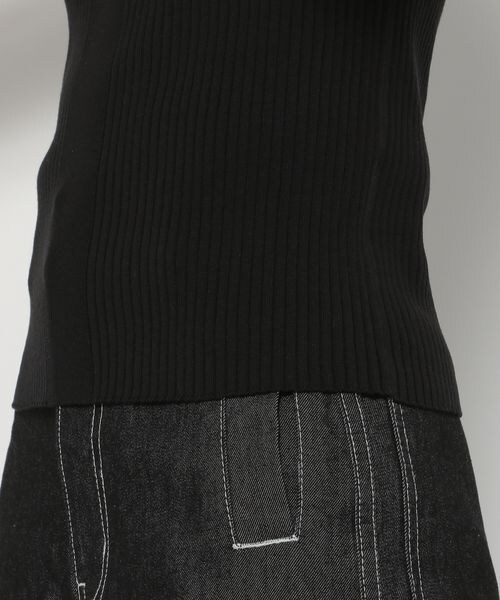 PAGEBOY（ページボーイ）の「フロントオープンニットタンク（トップス・レディース・オフホワイト05/ブラック09・FREE）」の15枚目の写真