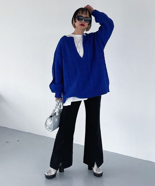 PAGEBOY（ページボーイ）の「ヘビーソールスタッズブーツ（シューズ・レディース・ブラック09/パイソン柄10・M(23.5cm)/L(24.5cm)）」の5枚目の写真