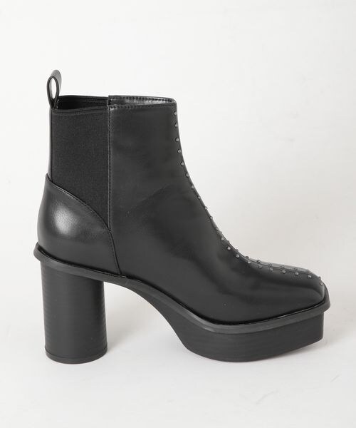PAGEBOY（ページボーイ）の「ヘビーソールスタッズブーツ（シューズ・レディース・ブラック09/パイソン柄10・M(23.5cm)/L(24.5cm)）」の10枚目の写真