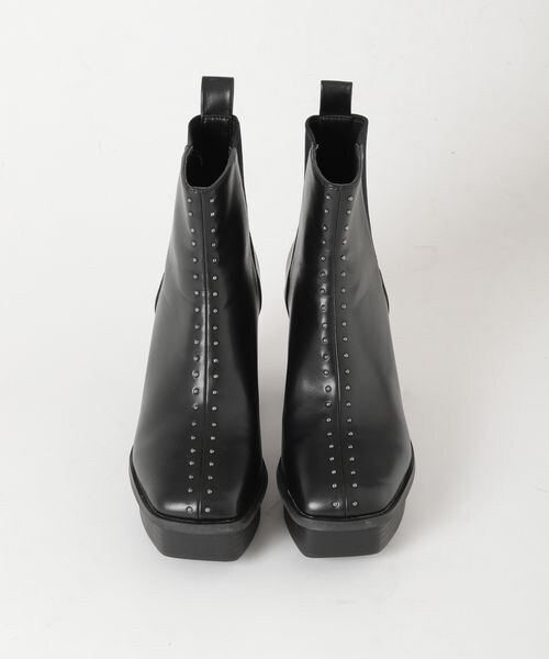 PAGEBOY（ページボーイ）の「ヘビーソールスタッズブーツ（シューズ・レディース・ブラック09/パイソン柄10・M(23.5cm)/L(24.5cm)）」の12枚目の写真