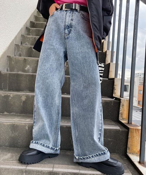 ヴィンテージ　ベイゴマ PAGEBOY（ページボーイ）の「ダッドワイドジーンズ（）」 - WEAR