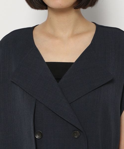 PAGEBOY（ページボーイ）の「トレンチロングジレ（ジャケット/アウター・レディース・ベージュ55/ネイビー88・F）」の17枚目の写真