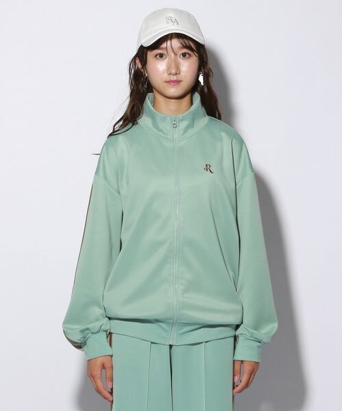 repipi armario（レピピ アルマリオ）の「☆WEB先行予約☆トラックジャケット（トップス・レディース・ブラック09/ミント72・M(150~160cm)/L(160cm~)）」の5枚目の写真