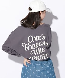 repipi armario（レピピ アルマリオ）の「☆WEB先行予約☆バックロゴBIGロンT（トップス）」