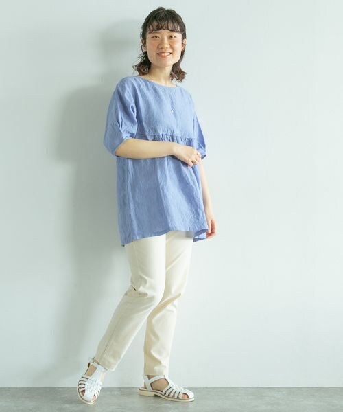 studio CLIP(スタディオクリップ)の「誰でも美脚パンツ(パンツ・レディース・ブラック19/アイボリー52/ベージュ55/グリーン70/カーキ78/ラベンダー95・S/M/L/PM/PL/LL/3L/4L)」の21枚目の写真