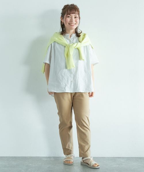 studio CLIP(スタディオクリップ)の「誰でも美脚パンツ(パンツ・レディース・ブラック19/アイボリー52/ベージュ55/グリーン70/カーキ78/ラベンダー95・S/M/L/PM/PL/LL/3L/4L)」の22枚目の写真