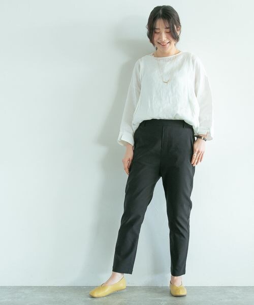 studio CLIP(スタディオクリップ)の「誰でも美脚パンツ(パンツ・レディース・ブラック19/アイボリー52/ベージュ55/グリーン70/カーキ78/ラベンダー95・S/M/L/PM/PL/LL/3L/4L)」の19枚目の写真