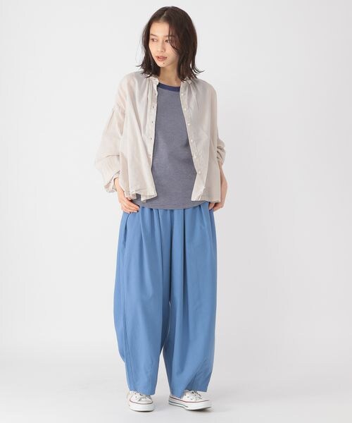 studio CLIP（スタディオクリップ）の「ゆったりパフパンツ[プラスサイズあり]（パンツ・レディース・キャメル54/カーキ78/ブルー80・M/L/LL(WEB限定)/3L(WEB限定)/4L(WEB限定)）」の18枚目の写真