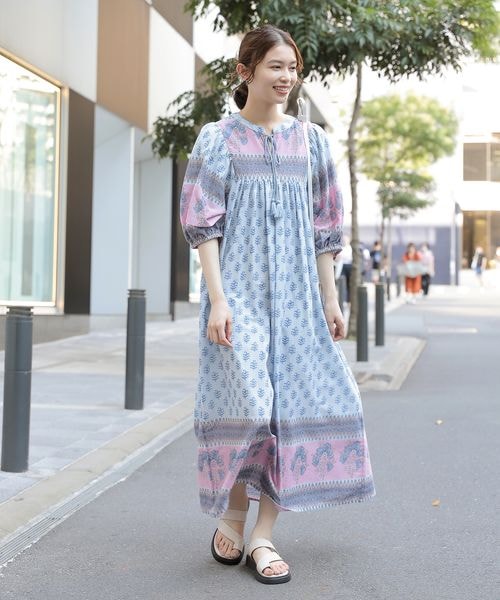 studio CLIP（スタディオクリップ）の「インドタッセル付きワンピース