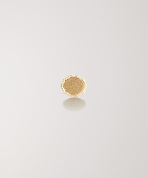 ジャミーラオーバルピアス(片耳用)