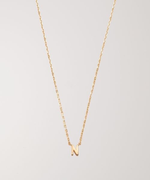 ■完売品■【PAS TIERRA】K10ヴィニュネックレス PAS TIERRA（パティエラ）の「イニシャルネックレス（）」 - WEAR