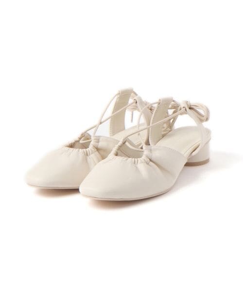 mysty woman（ミスティウーマン）の「レースＵＰギャザーミュール（シューズ・レディース・エクリュ08/ブラック09/ブラウン53・M/L）」の19枚目の写真