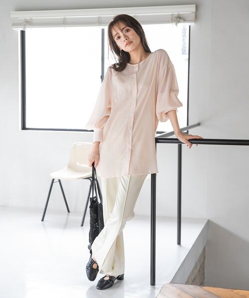 mysty woman（ミスティウーマン）の「レースＵＰギャザーミュール（シューズ・レディース・エクリュ08/ブラック09/ブラウン53・M/L）」の6枚目の写真