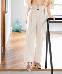 mysty woman | ベルト付きワイドパンツ(パンツ)