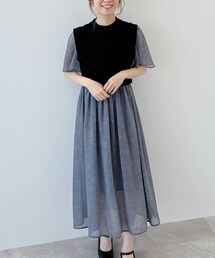 mysty woman | ベストセットツイン柄ワンピース(ワンピース/ドレス)